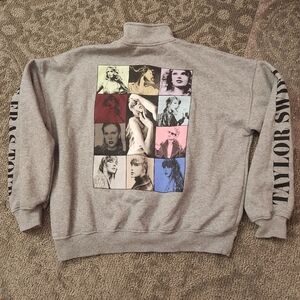 Taylor Swift Eras Tour 2023 Official 1/4 Quarter Zip Sweatshirt Small Authentic